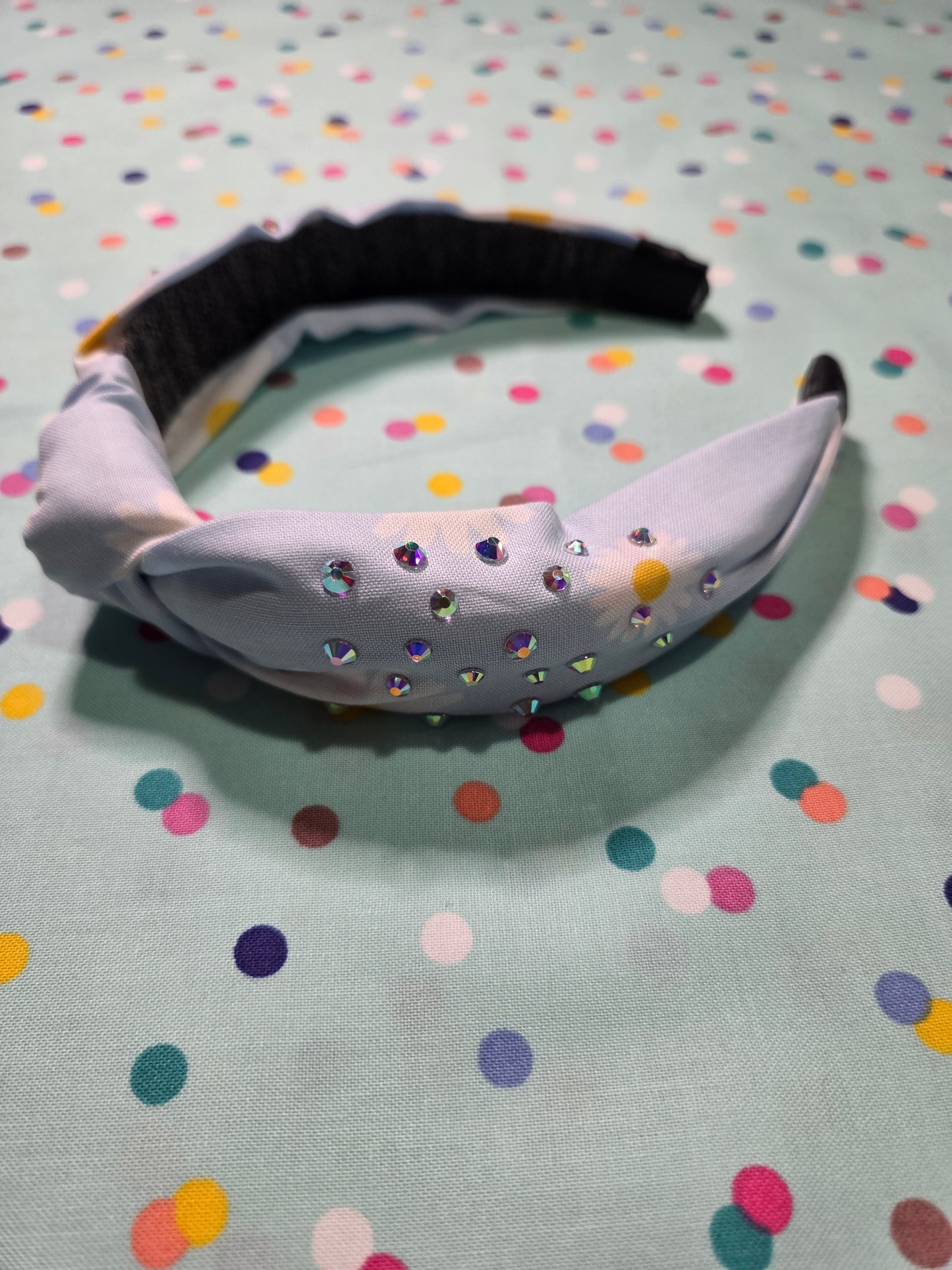 Light Blue Daisy Headband