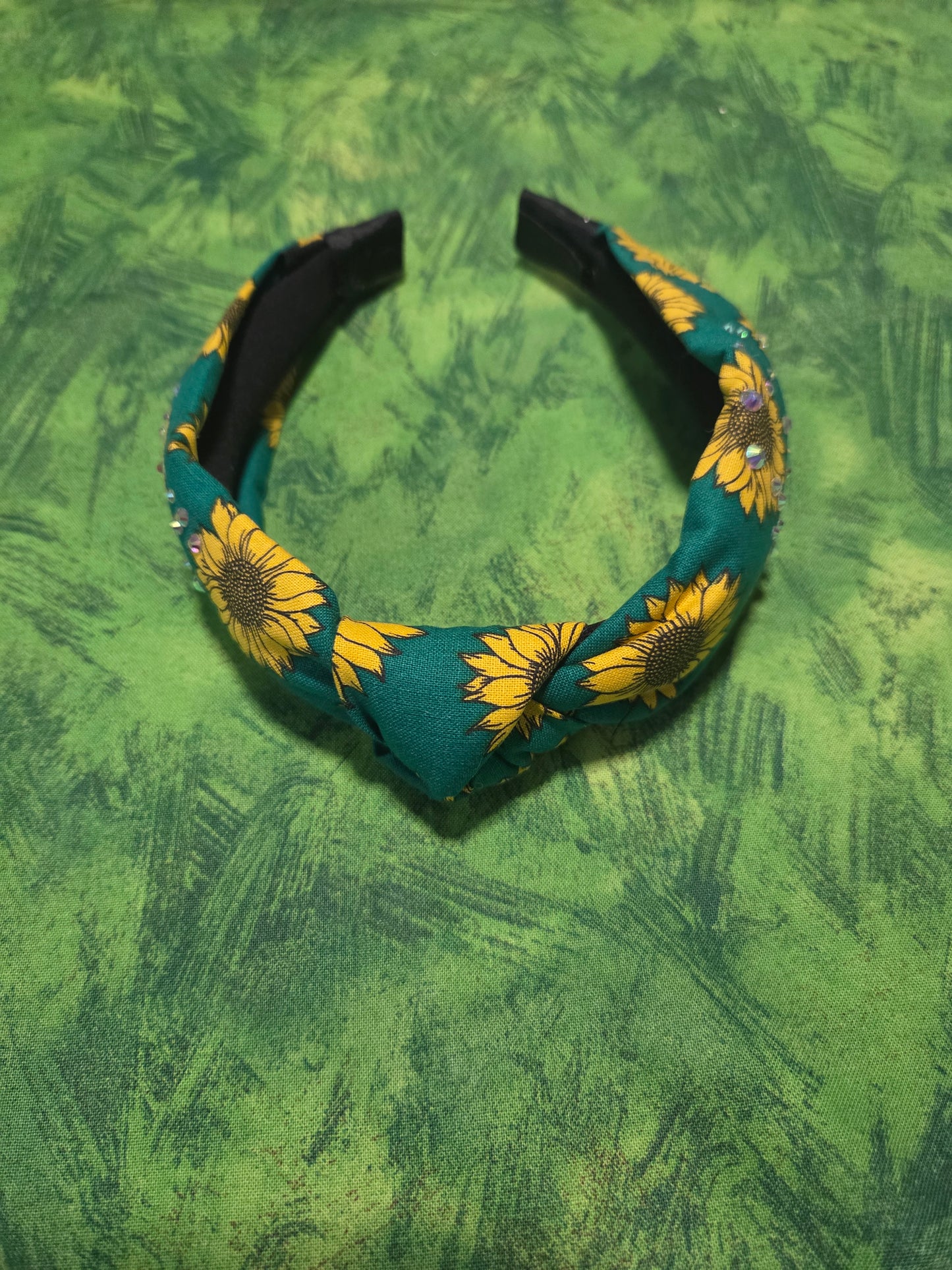 Sunflower Green Headband