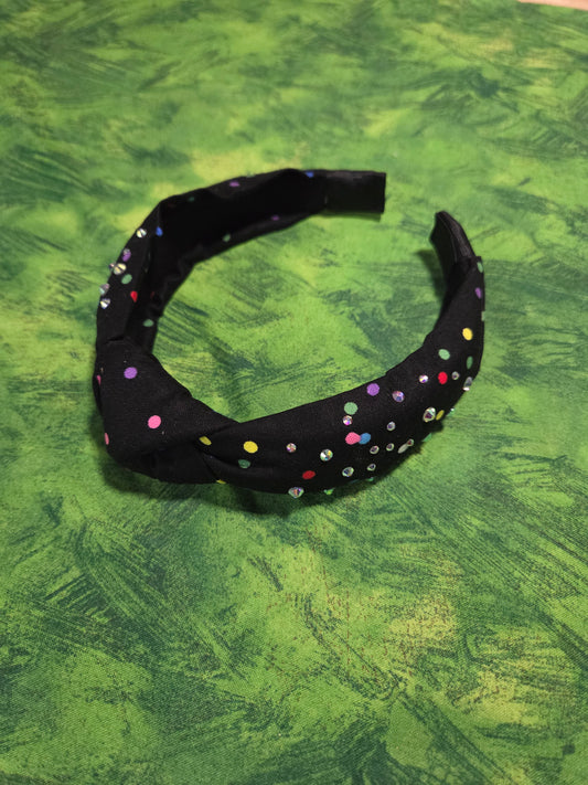 Black Dots Headband