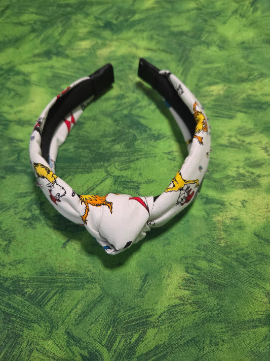 Dr. Seuss Many Characters White Headband