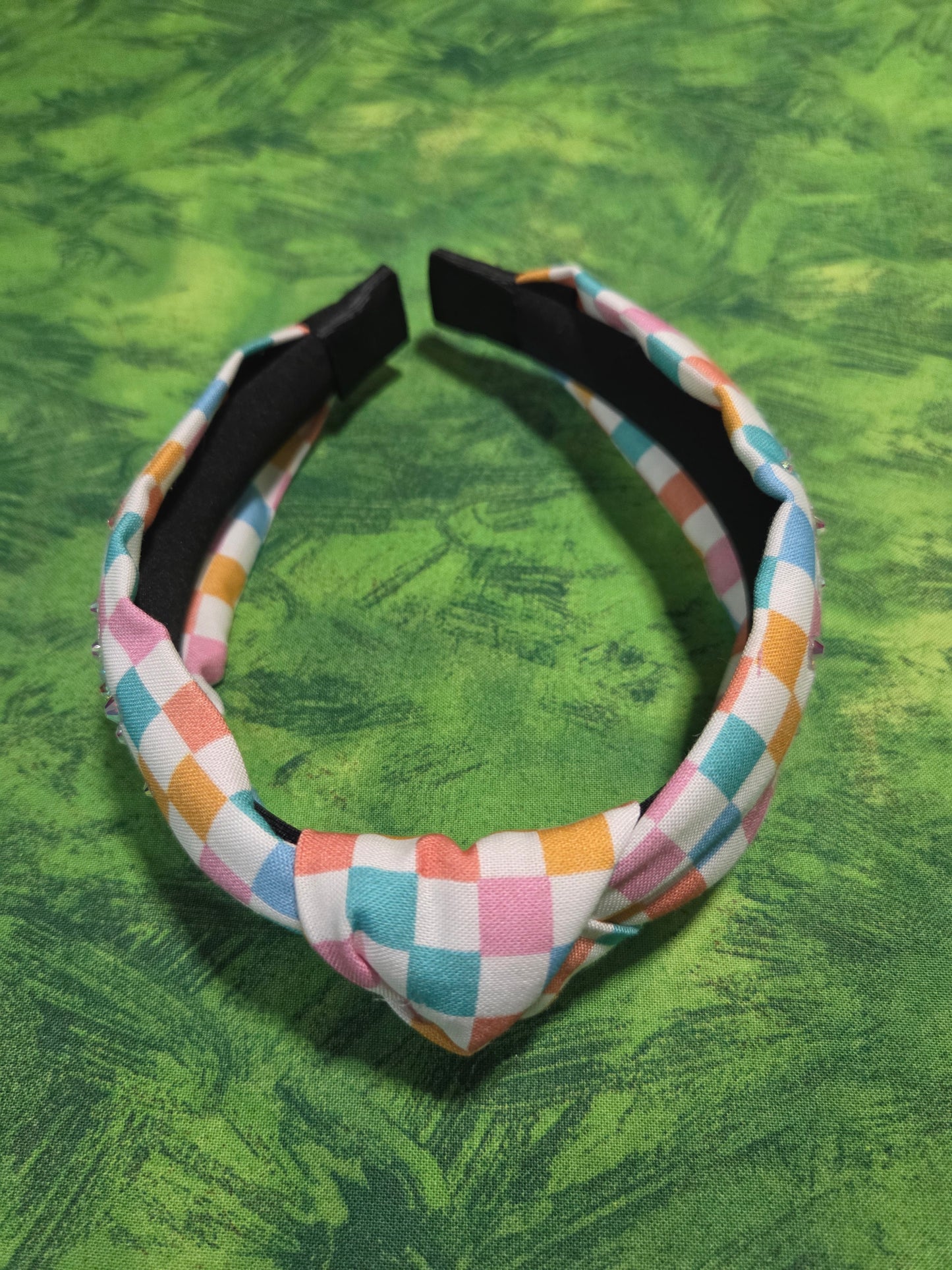 Many Colors Checkered Headband