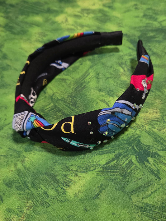 Black School Items Headband