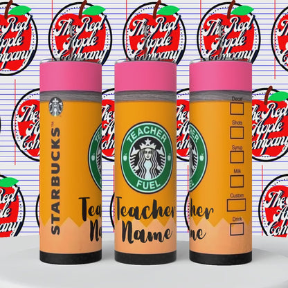 Teacher Coffee Pencil Tumbler