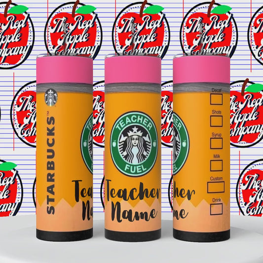 Teacher Coffee Pencil Tumbler